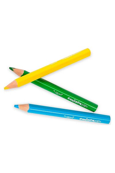 Skygo Carioca Baby Jumbo Triangle Dry Crayons 10Pcs