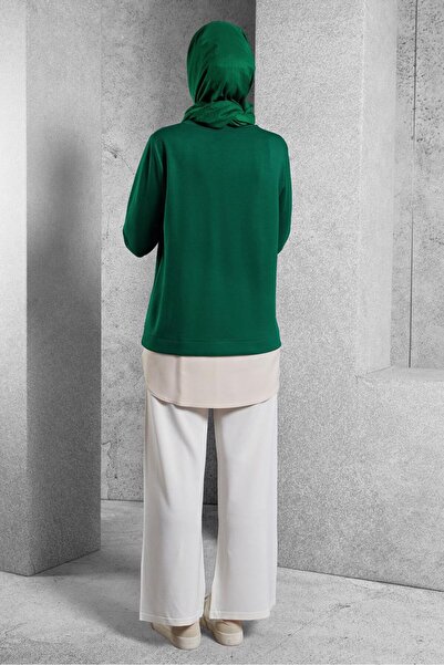 Alvina 45153 Model Garnished Tracksuit Tunic