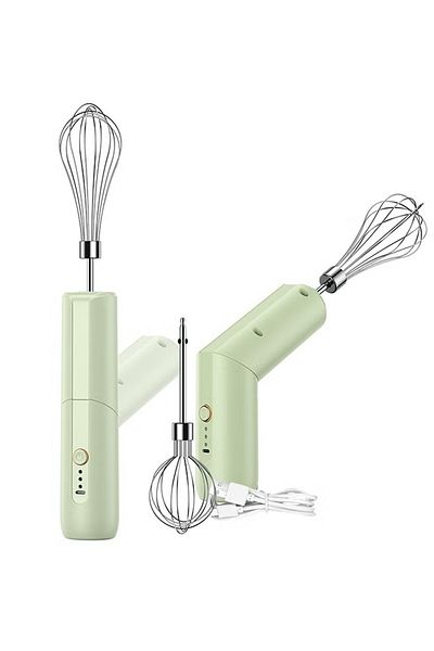 Sunhome Electric Milk Frother Handheld, 3 Speeds Foldable Coffee Whisk Foam Maker, Whisk Drink Mixer