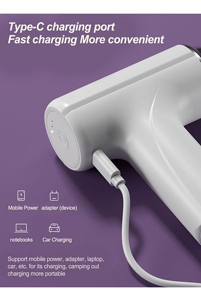 Sunhome Hand Mixer, Cordless Electric Whisk with 3-Speed Self-Control, for Butter Tarts, Cakes, Cookies