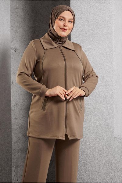 Alvina 20646 Μοντέλο Σετ με φερμουάρ και παντελόνι