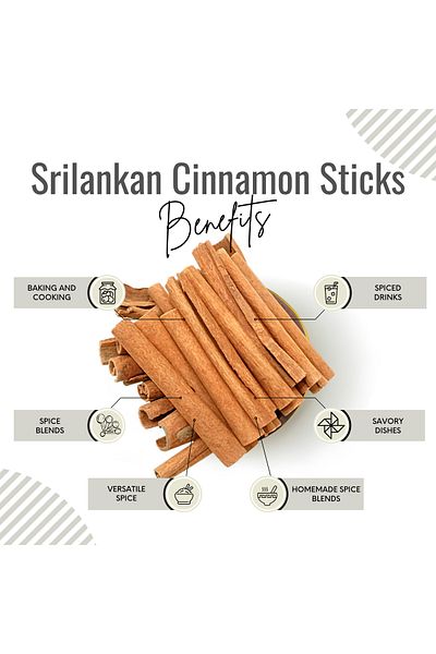 AWAFI MILL Sri Lankan Cinnamon | Ceylon true cinnamons - Bottle of 100 gram / 3.5 Oz