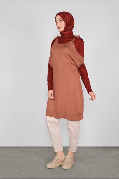Alvina Lace-Up Kit Sweater 41038