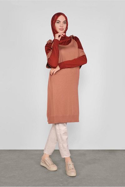 Alvina Lace-Up Kit Sweater 41038