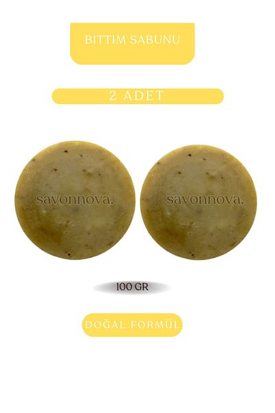 Kozmetigo Natural Bıttım Soap, Handmade Soap Without Additives for Skin Problems 2X100Gr