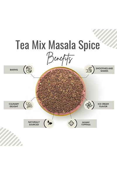 AWAFI MILL Masala Spiced Tea | Chai Blend - Bottle of 100 gram / 3.5 Oz