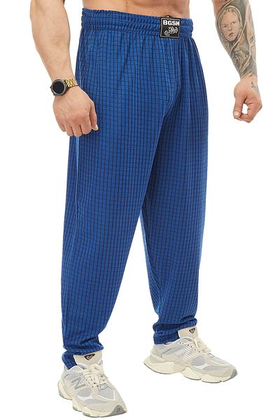 BGSM Men's Loose Fit Sweatpants Petite Square Body Pants PNT1389