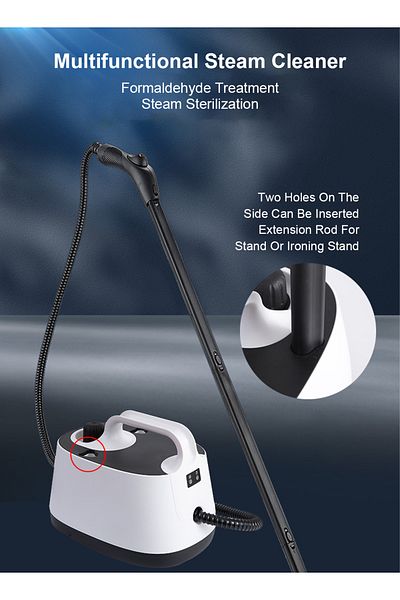 FlashHawk Steam Cleaner, 2000W Steam Mop, 4 Bar Steam Pressure, 1.6 L SE8621 White