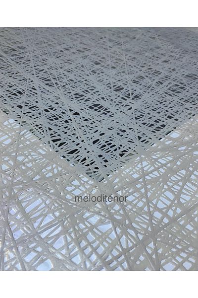TNR Transparent Overlay Yarn Pattern Liquid-Proof Straw Luxury Ovc Oilcloth Tablecloth