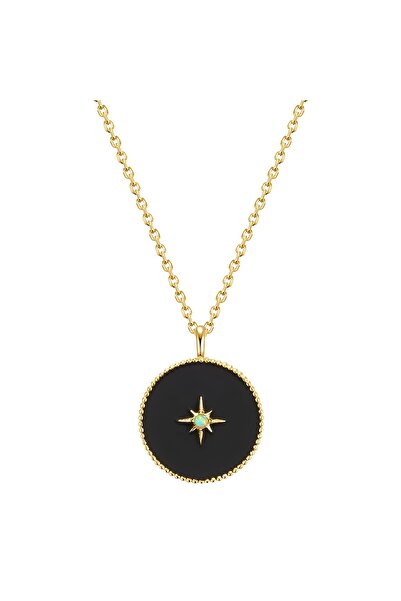 Glanzstücke München Silberhalskette Kette Sterling Silber gelbgold Opal (synth.)