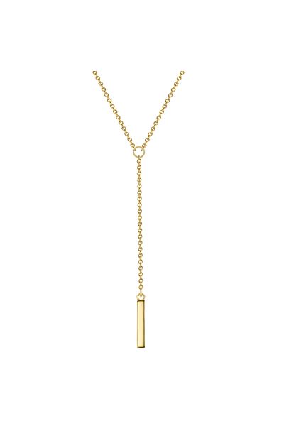 Glanzstücke München Silberhalskette Kette und Anhänger Sterlingsilber Gelbgold