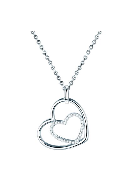 Rafaela Donata Silberhalskette Kette mit Anhänger Sterling Silber Zirkonia weiß