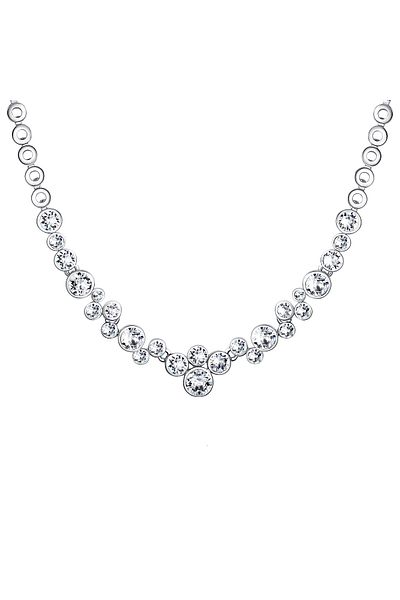Lulu & Jane Kette Mit Kristallen Von Swarovski® Kette Verziert Mit Kristallen Von Swarovski® Weiß