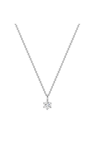 Glanzstücke München Silberhalskette Kette Mit Anhänger Sterling Silber Zirkonia Weiß