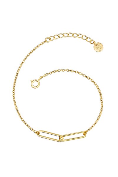 Glanzstücke München Silberarmband Armband Sterling Silber gelbgold