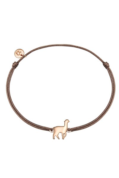 Glanzstücke München Textilarmband Armband Sterling Silber roségold
