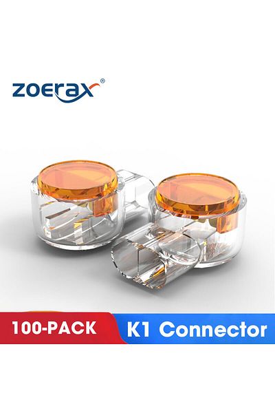 Choice 100pcs K1 Zoerax 100pcs K1 K2 K3 Connector Wire Splice Connector Rj45 Rj11 Wiring Ethernet Telephone