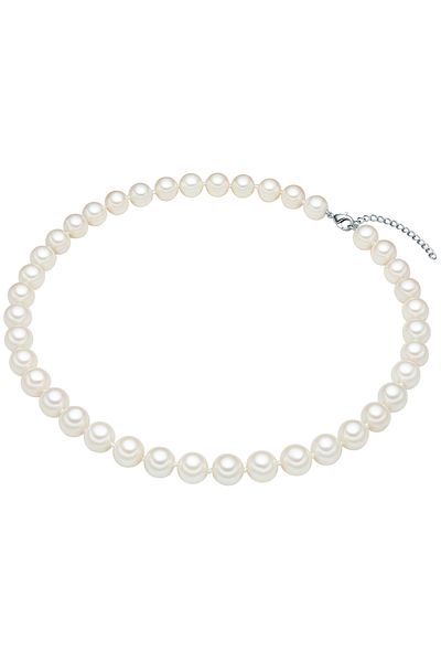 Rafaela Donata Perlenhalskette Kette Sterling Silber Muschelkernperle Weiß