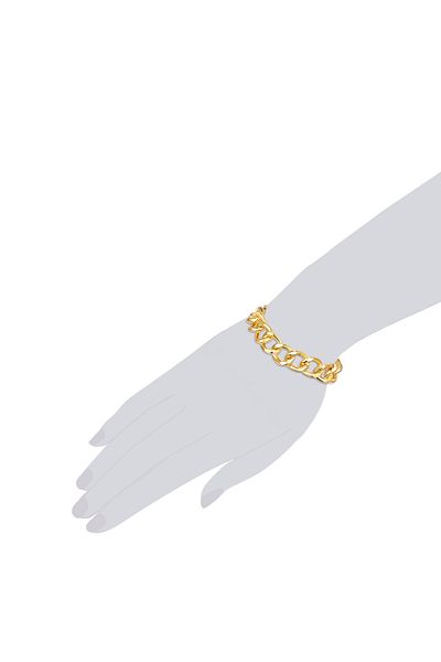 Lulu & Jane Modeschmuckarmband Armband Gelbgold