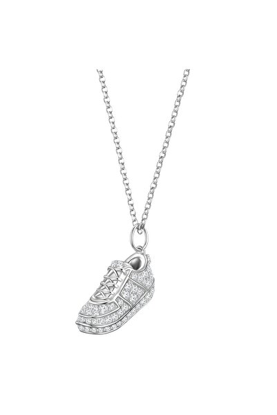 Glanzstücke München Silberhalskette Kette mit Anhänger Sterling Silber Zirkon...