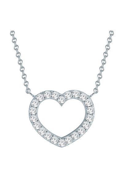 Rafaela Donata Silberhalskette Kette Mit Anhänger Sterling Silber Zirkonia Weiß