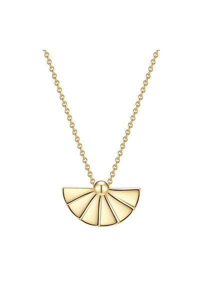 Glanzstücke München Silberhalskette Kette Sterling Silber Gelbgold