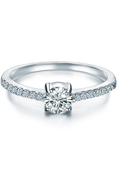 Trilani Silberring Ring Sterling Silber Zirkonia Weiß