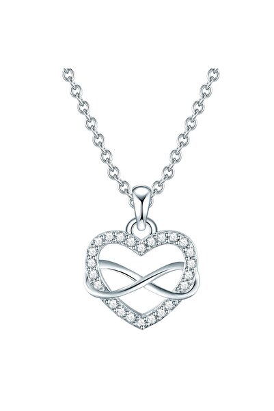 Rafaela Donata Silberhalskette Kette mit Anhänger Sterling Silber Zirkonia weiß