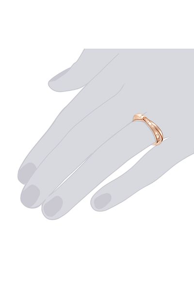 Lulu & Jane Silberring Ring Sterling Silber Roségold