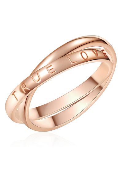 Lulu & Jane Silberring Ring Sterling Silber Roségold