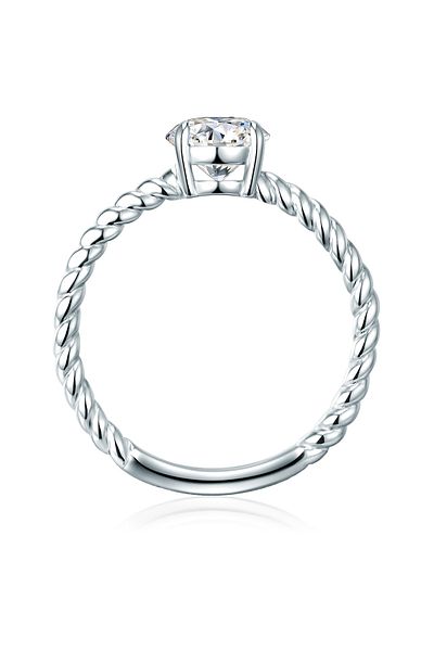 Trilani Silberring Ring Sterling Silber Zirkonia weiß