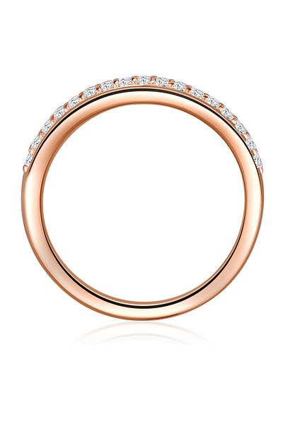 Rafaela Donata Silberring Ring Sterling Silber Roségold Zirkonia Weiß