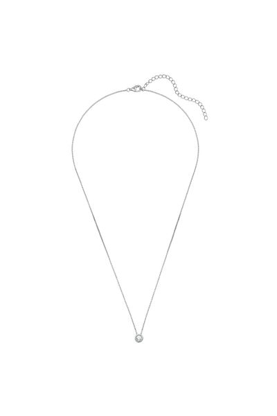 Rafaela Donata Silberhalskette Kette Mit Anhänger Sterling Silber Zirkonia Weiß