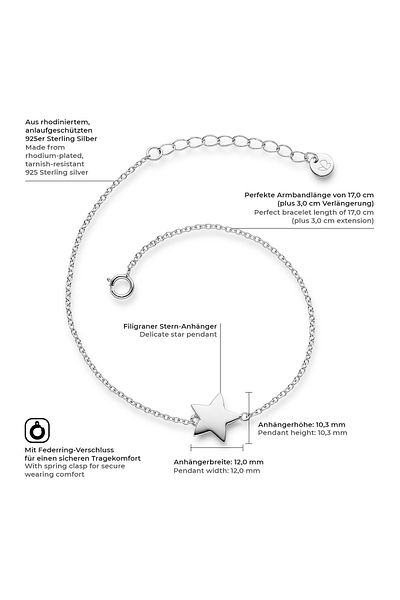Glanzstücke München Silberarmband Armband Sterling Silber