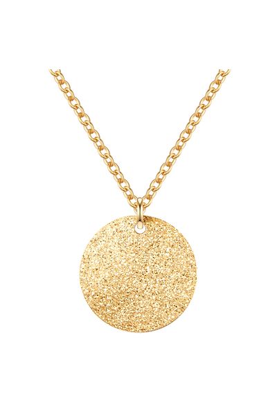 eastside Edelstahlhalskette Kette Mit Anhänger Edelstahl Gelbgold