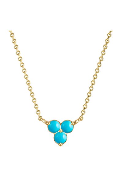 Glanzstücke München Silberhalskette Kette mit Anhänger Sterling Silber gelbgo...