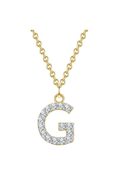 Glanzstücke München Silberhalskette Kette mit Anhänger Sterling Silber gelbgo...