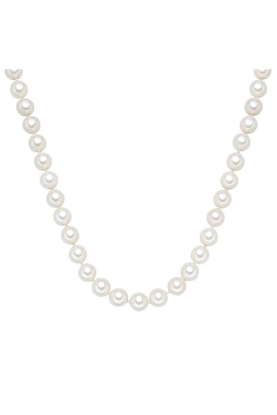 Lulu & Jane Perlenhalskette Kette Muschelkernperle Weiß