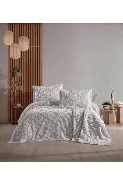 Stylish Home BED BLANKET 240 x 260 WITH 2 PILLOWCASE 50 x 70 LOREN