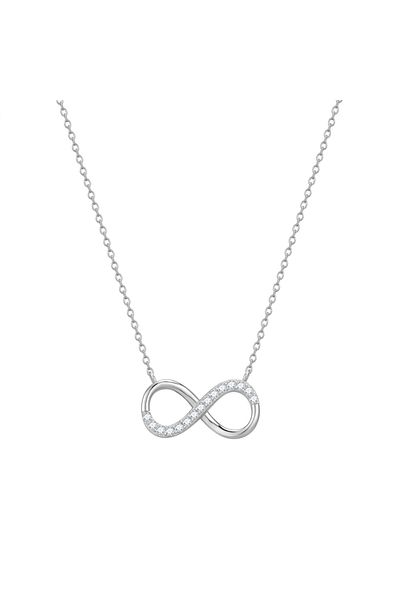 Rafaela Donata Silberhalskette Kette Mit Anhänger Sterling Silber Zirkonia Weiß