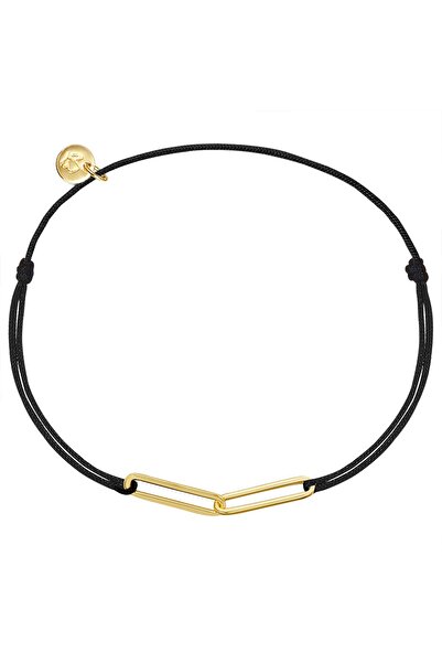 Glanzstücke München Textilarmband Armband Sterling Silber gelbgold Textil (sc...