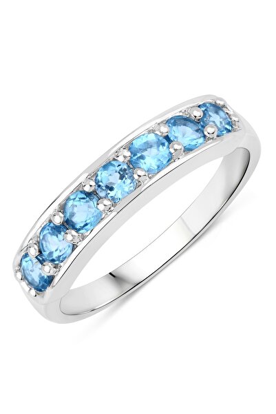 Rafaela Donata Edelsteinring Ring Sterling Silber Blautopas