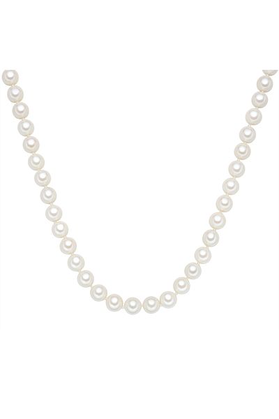 Rafaela Donata Perlenhalskette Kette Sterling Silber Muschelkernperle Weiß