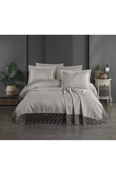 Stylish Home BED BLANKET 240 x 260 WITH 2 PILLOWCASE 50 x 70 MIRAY
