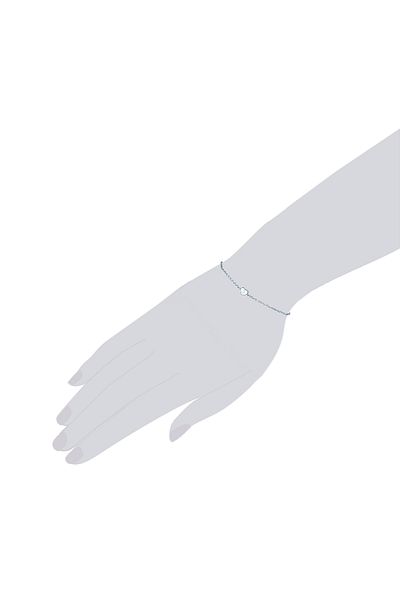 Rafaela Donata Silberarmband Armband Sterling Silber Zirkonia Weiß