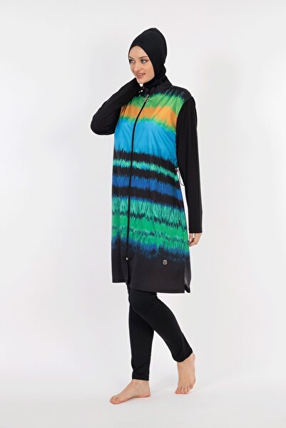 InStyle Black Hijab Swimsuit - 6030 Model