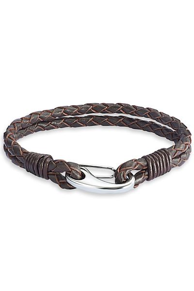 Rafaela Donata Lederarmband Armband Dunkelbraun