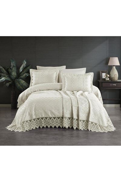Stylish Home BED BLANKET 240 x 260 WITH 2 PILLOWCASE 50 x 70 NEVA