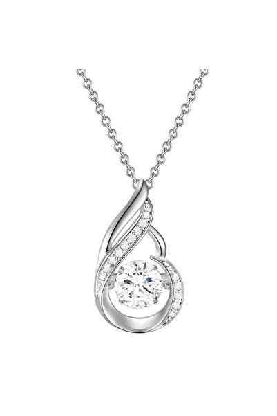 Rafaela Donata Silberhalskette Kette mit Anhänger Sterling Silber Zirkonia weiß