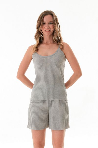 Fulla Moda Set de pantaloni scurți cu curele de frânghie